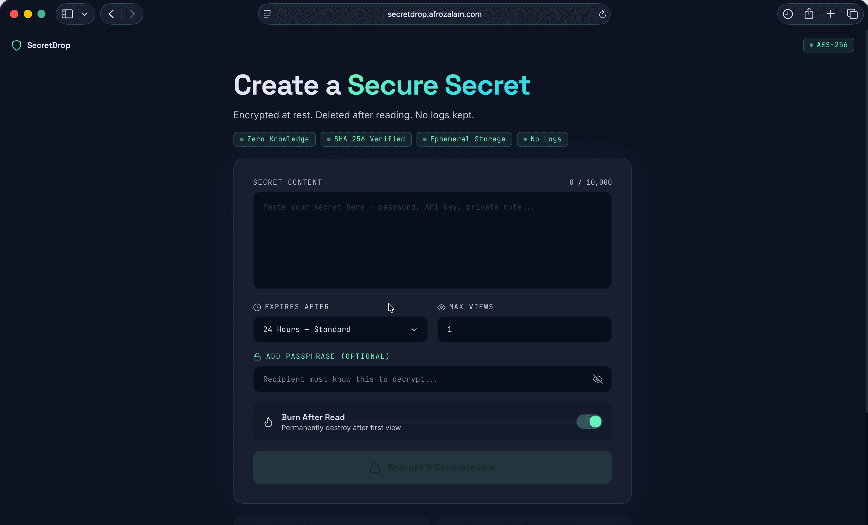 SecretDrop
